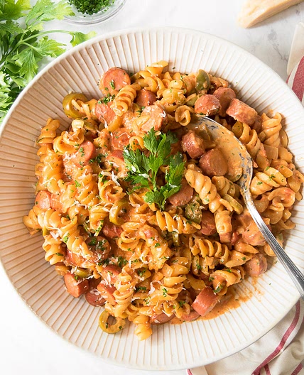 Hot Dog Pasta Recipe