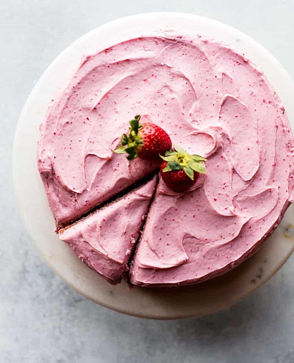 Homemade Strawberry Cake