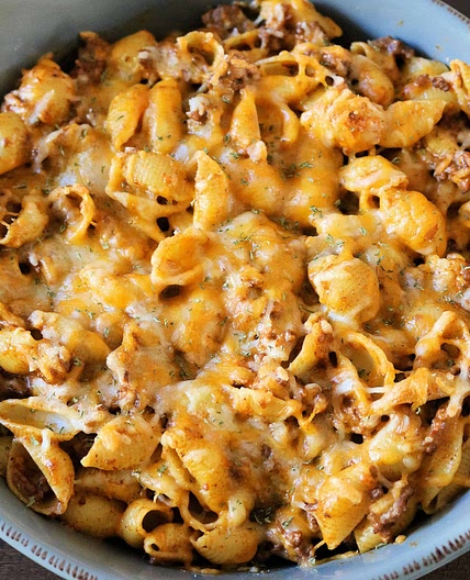 Easy Cheesy Taco Pasta with Cream Cheese