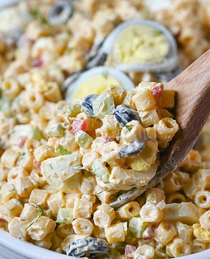 Deviled Egg Macaroni Salad