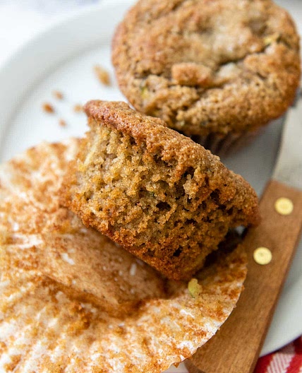 Almond Flour Zucchini Muffins