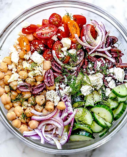 Greek Chickpea Salad Recipe
