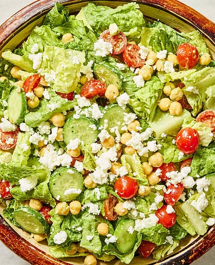 Green Goddess Salad with Chickpeas