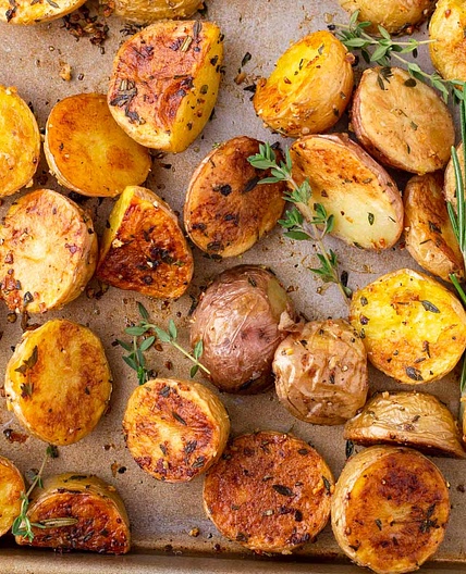 Oven Herb Roasted Potatoes