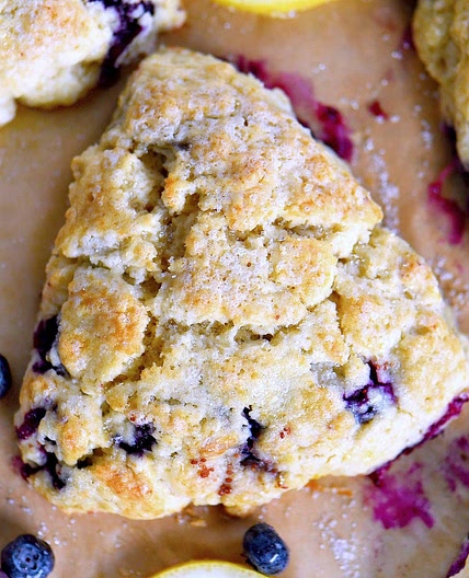 Lemon Blueberry Scones