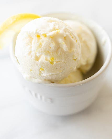 Lemon Ice Cream Recipe (No-Churn Lemon Ice Cream)