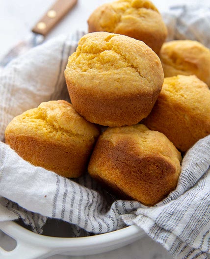Extra Easy, Moist Gluten-Free Corn Muffins