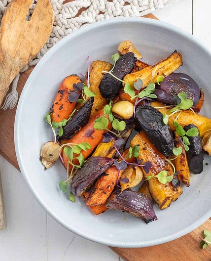 Roasted Heirloom Carrots Salad