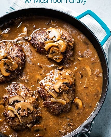 Best Salisbury Steak Recipe with Mushroom-Onion Gravy