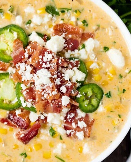 Mexican Street Corn Soup