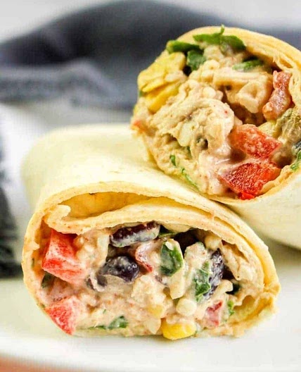Easy Southwest Chicken Wrap