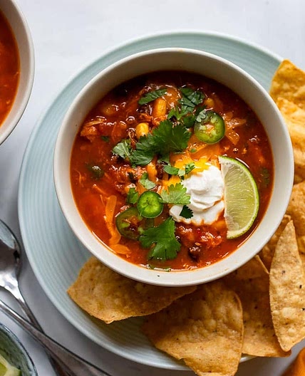 Low Calorie Southwestern Chicken Soup