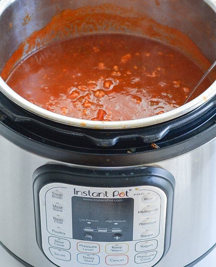 Instant Pot No Bean Chili