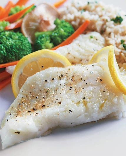 Steamed White Fish with Vegetables