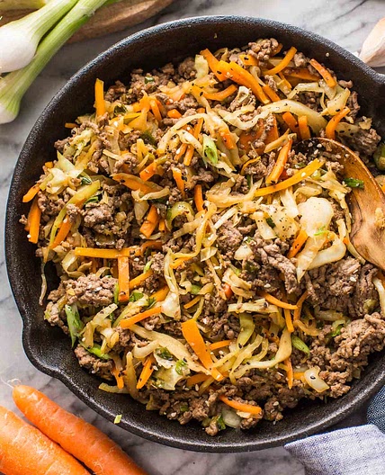 Beef & Cabbage Stir Fry