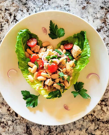 Cannellini beans and tuna salad