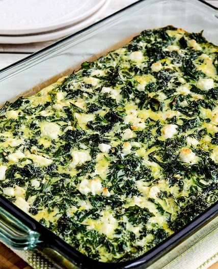 Kale and Feta Breakfast Casserole