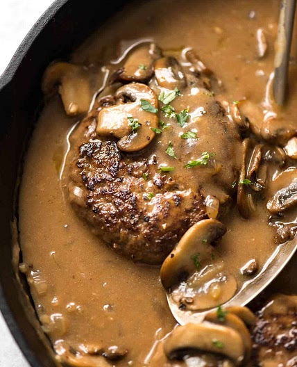 Salisbury Steak with Mushroom Gravy