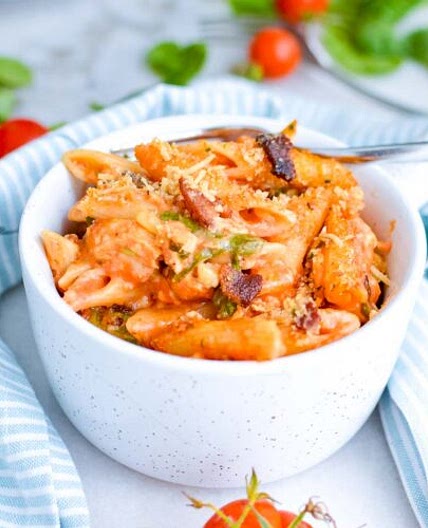 Chicken Pesto Alfredo Pasta