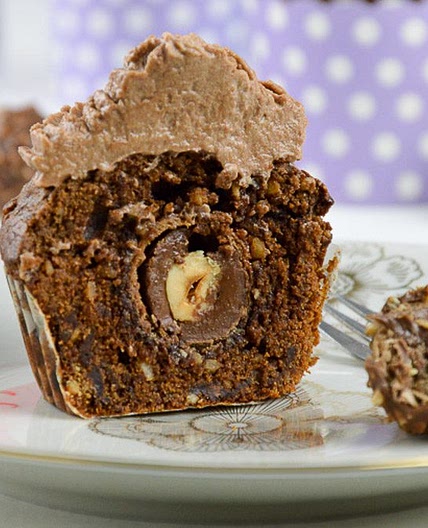 Ferrero Rocher Muffins