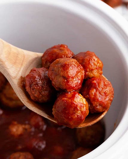 Grape Jelly Chili Sauce Meatballs