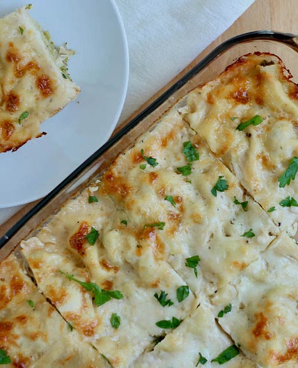 Chicken and Broccoli Lasagna