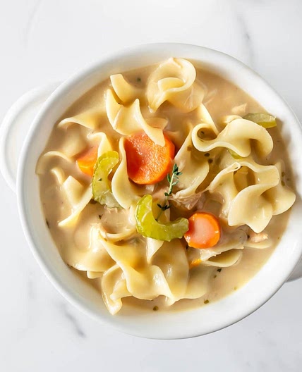 Creamy Chicken Noodle Soup