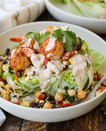 Blackened Shrimp Southwest Wedge