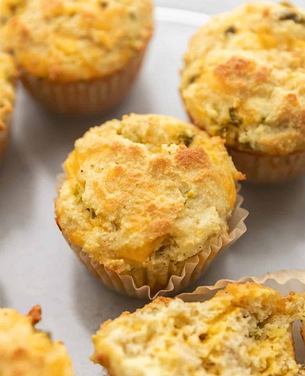 Keto Jalapeño Cornbread Muffins