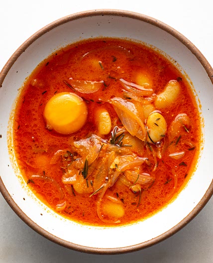 Gochujang Brothy Beans