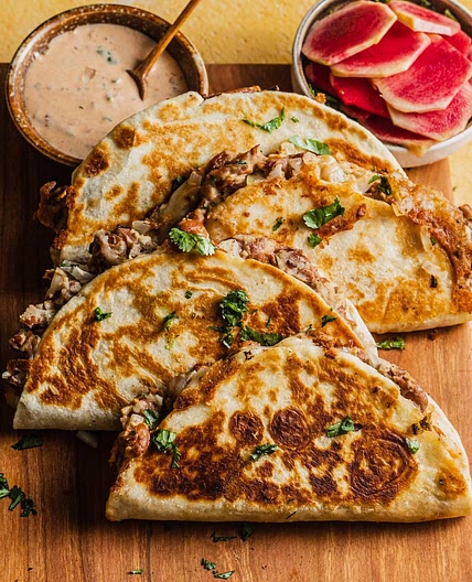 Bean and Cheese Tacos (Stovetop)