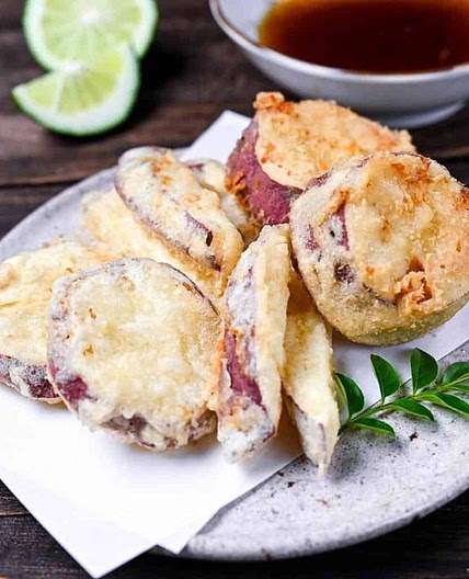Sweet Potato Tempura (3 Japanese Ways to Make)