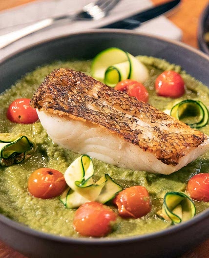 Sea Bass in Green Curry