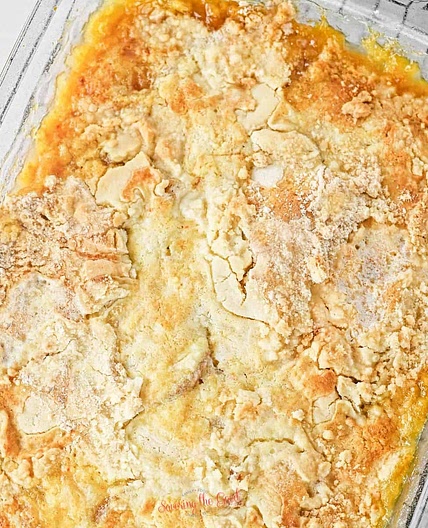 Peach Dump Cake With Yellow Cake Mix