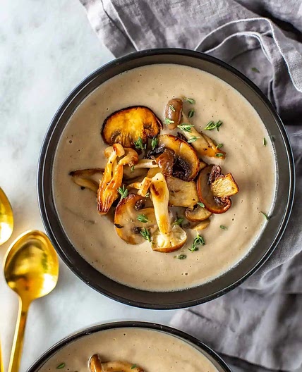 Instant Pot Creamy Mushroom Soup