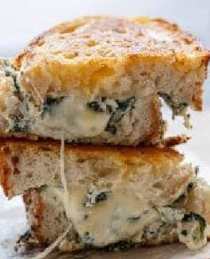 Spinach and Ricotta Grilled Cheese