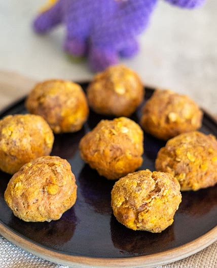 Turkey Pumpkin Meatballs for Dogs