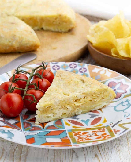 Quick Spanish Tortilla with Chips