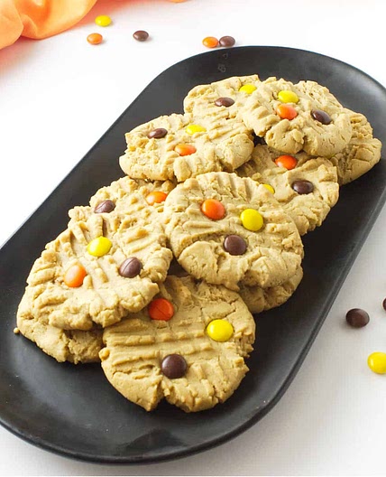 Reese's Pieces Peanut Butter Cookies