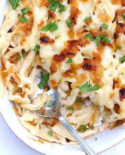 German Cheese Spaetzle (Schwäbische Käsespätzle)