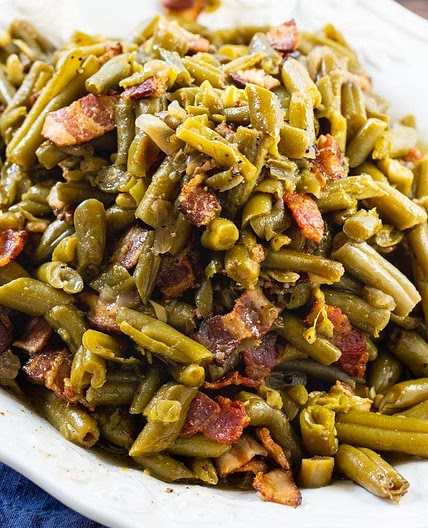 Crock Pot Buttery Bacon Green Beans