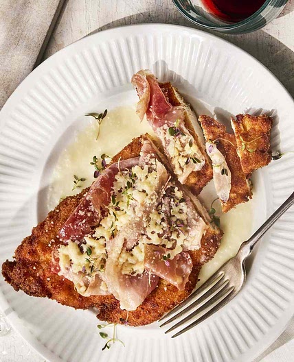 Chicken Cutlets with Prosciutto and Parmigiano-Reggiano