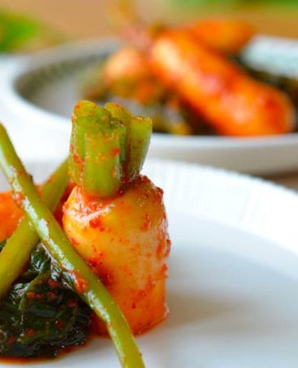 Easy Young Radish Kimchi (Chong Gak Kimchi)