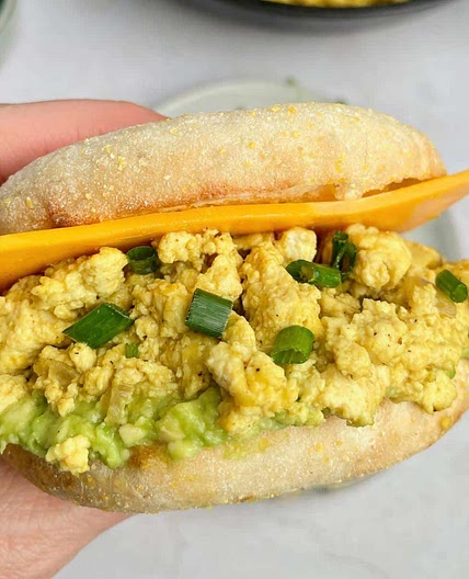 Tofu Scramble Sandwich