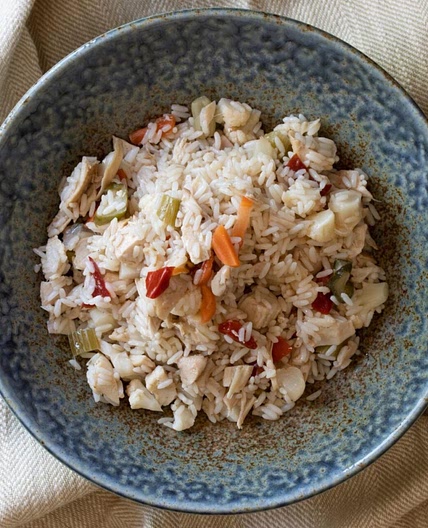 Rice salad with Chicken - Summer classic
