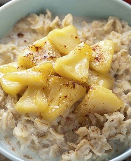 Apple and cinnamon porridge recipe