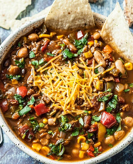 The Best Vegetarian Chili (Slow-Cooker or Stovetop)