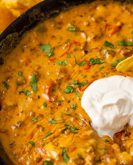 Hamburger Rotel Cheese Dip