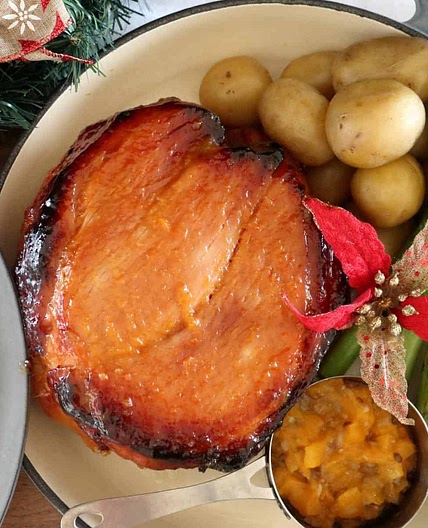 Bourbon ham glaze recipe (Christmas ham recipe)