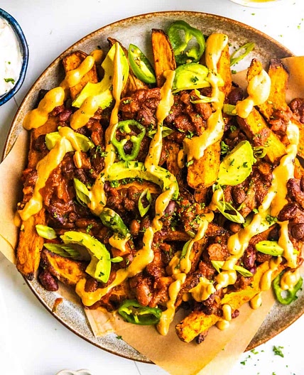 Loaded Sweet Potato Fries